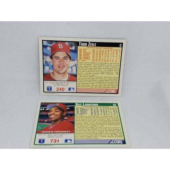 Lot of 6 Score 91 Baseball Cards Rookie Prospect 1st Round Draft Picks Bundle - Picture 7 of 9